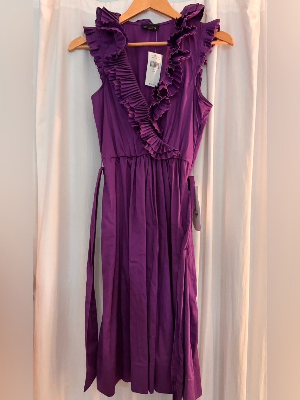 Max & Cleo Mulberry Sleeveless ruffle dress- Size 8